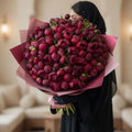 Red Charm Peonies (101 pcs)