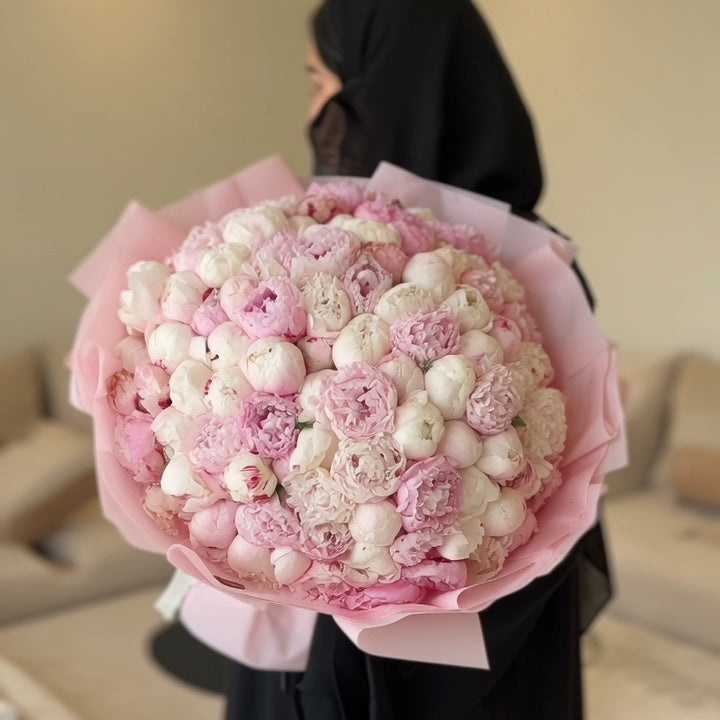 باقة أميرة الفاوانيا (101 قطعة)
