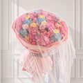 Pastel Veil Bridal Bouquet