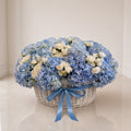 The Blue Bow Basket