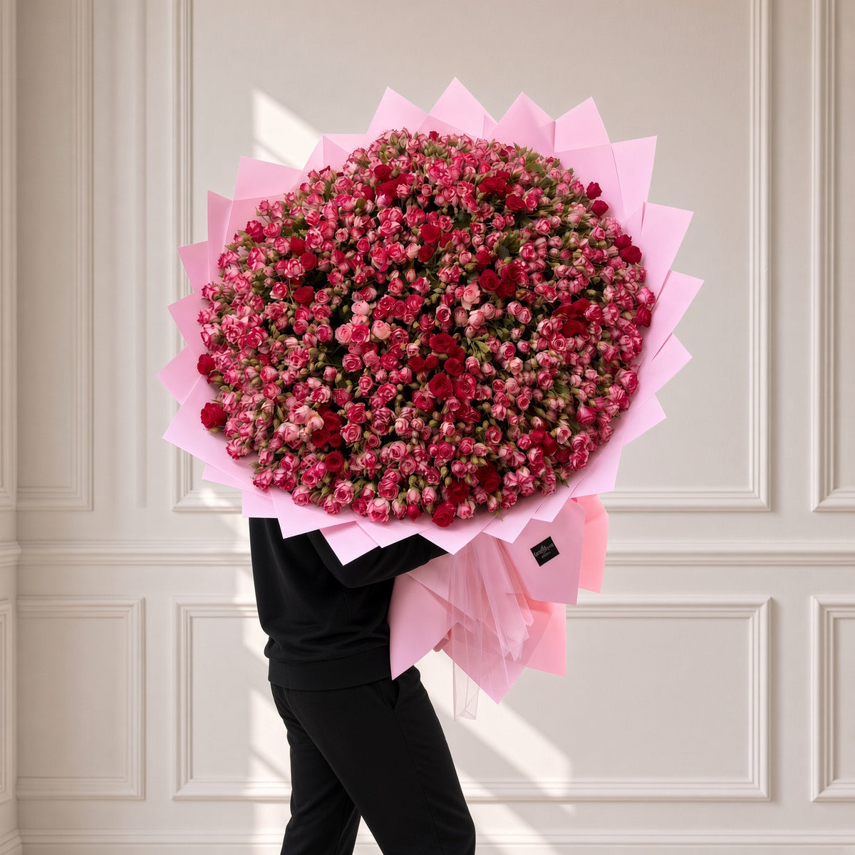 Burgundy Rose Round Bouquet