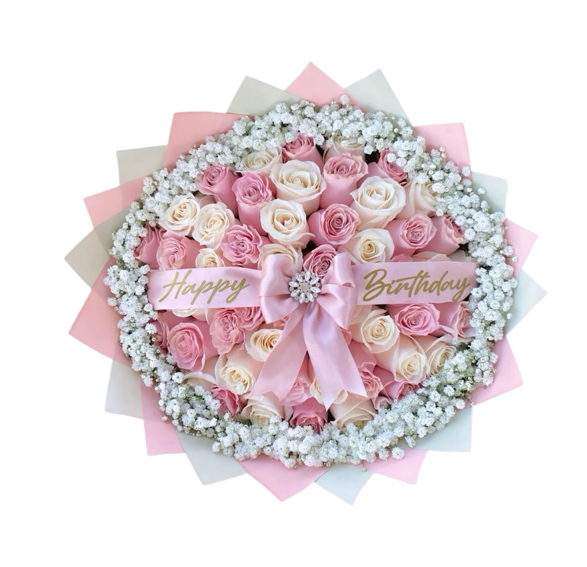 Pink and White Delight