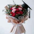 Cap and Blooms Graduation Bouquet