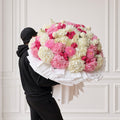 Pink White Hydrangea Dome