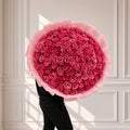 Premium Pink Garden Rose Bouquet