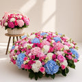 The Grand Pastel Symphony – Ultra-Luxury Mixed Floral Basket