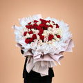 Red & Soft Pink Roses