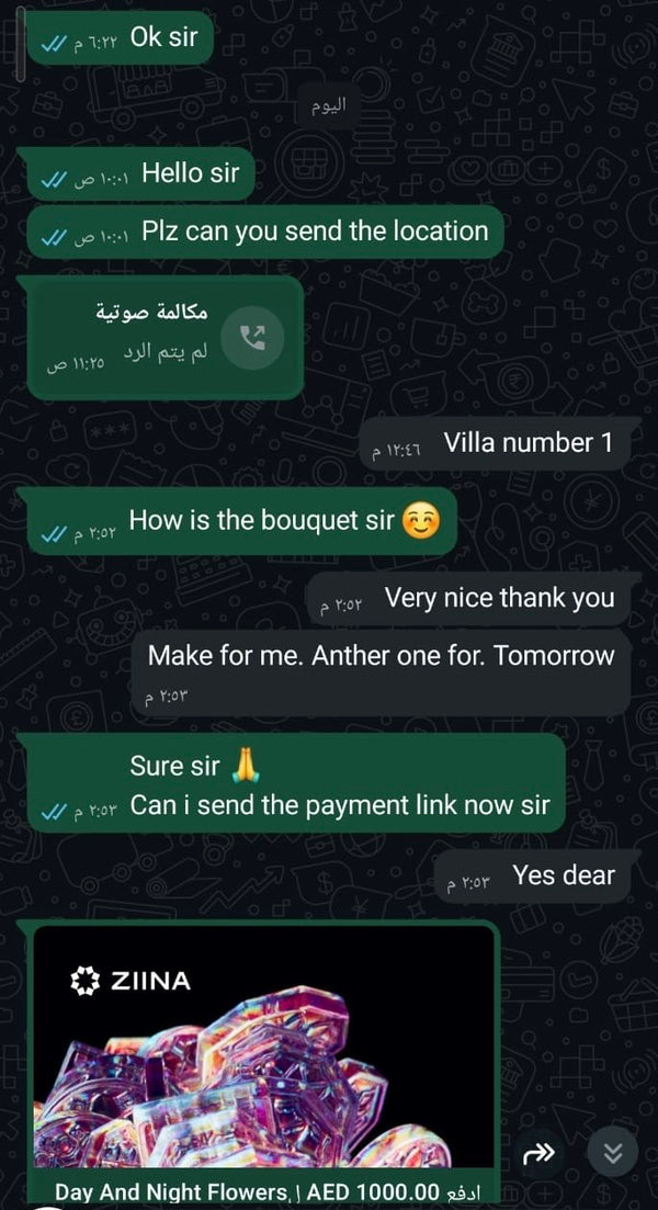 WhatsApp conversation screenshot